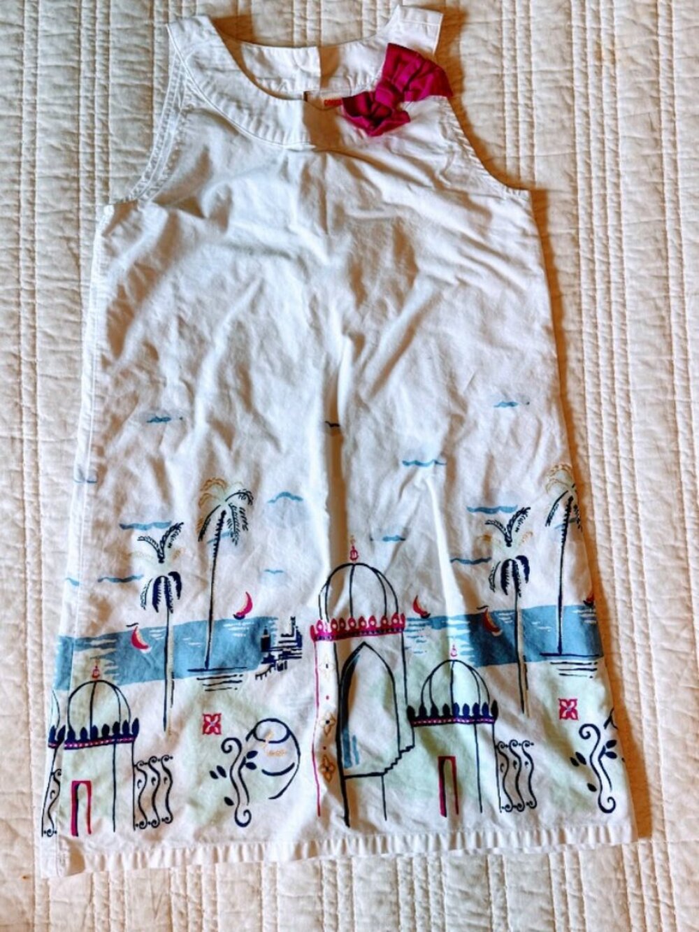Vintage 100% Cotton Gymboree Girls 8 Desert Dreams Palace Summer Tank Beach Dres